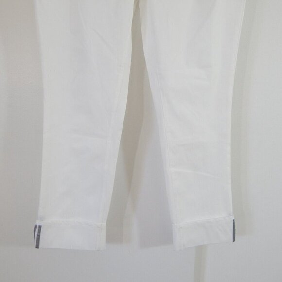 TRETORN pants cropped ankle golf sports slim cuffed sporty athletic white 8 - Picture 4 of 10